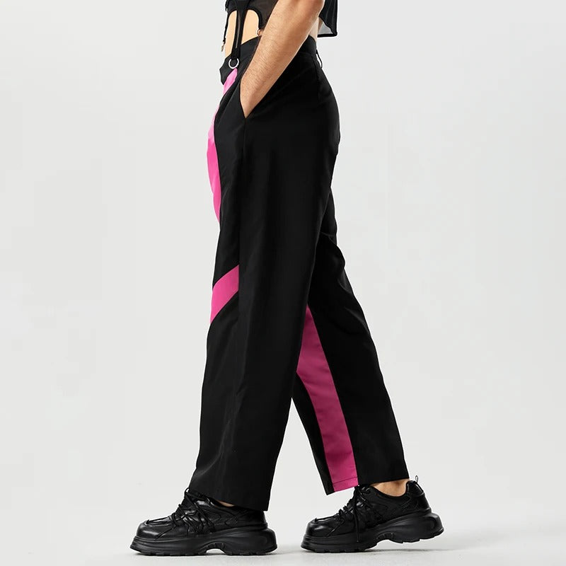 Bold Contrast Panelled Overalls