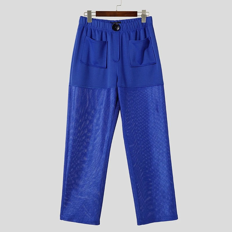 Royal Blue Refined Cargo Trousers