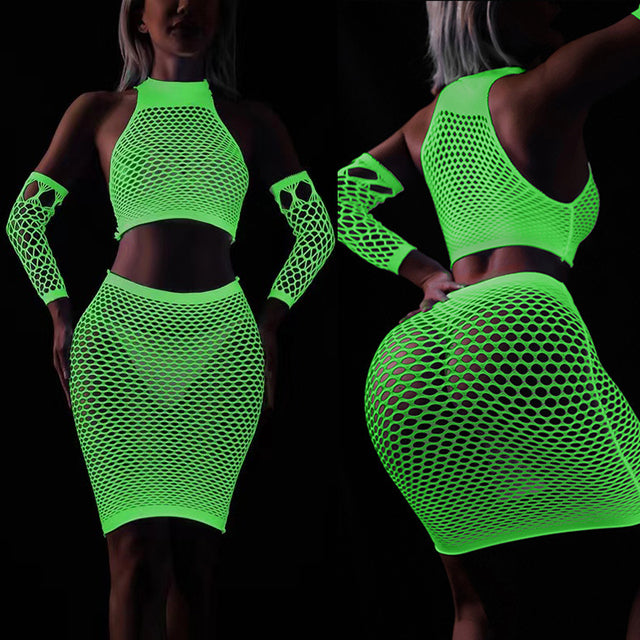 Sexy Women's Luminous Bodysuit