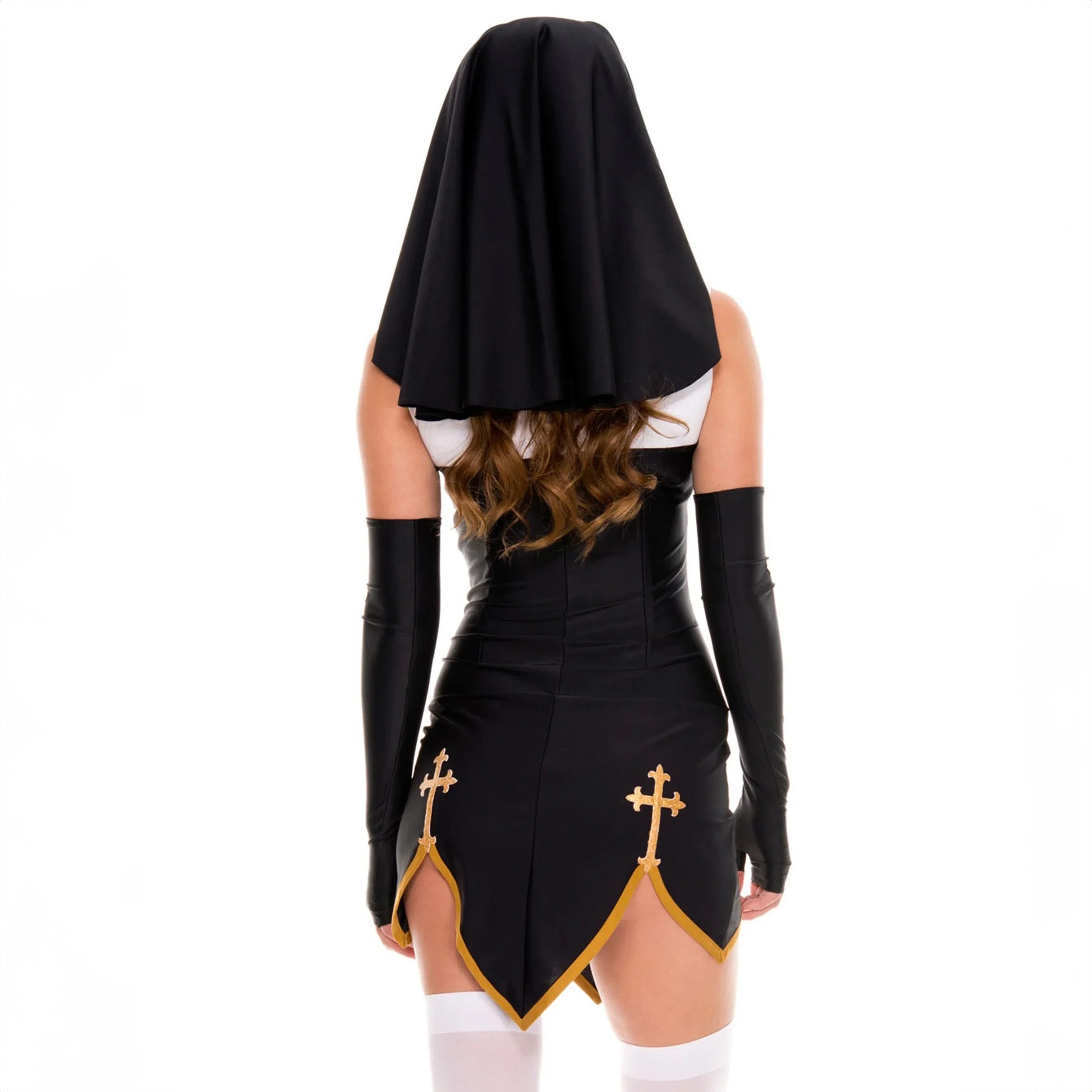 Women's Sexy Nun Cosplay Costume
